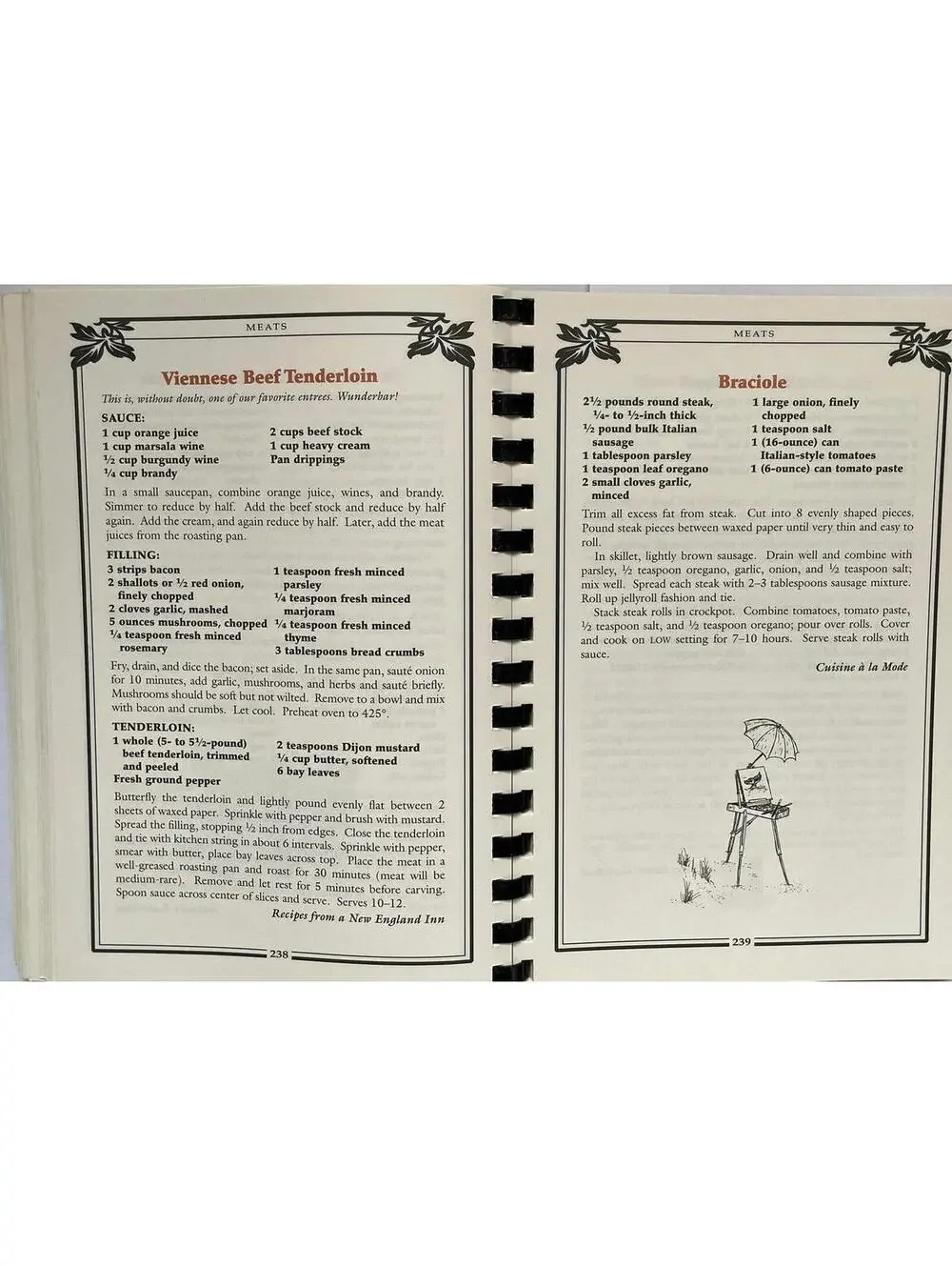 Vintage New England Cookbook, Regional Recipes, 1994